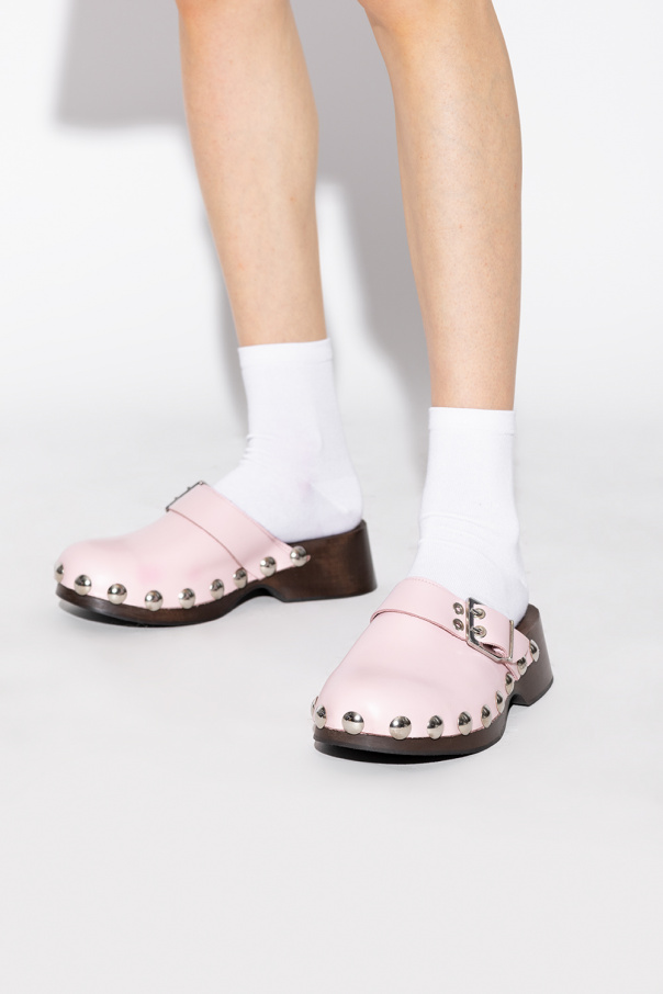 GANNI レザーフロントジッププラットフォームシューズ GANNI レザーフロントジッププラットフォームシューズ